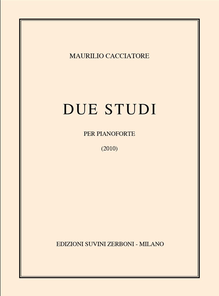 Due Studi (2010) Per Pianoforte (8)